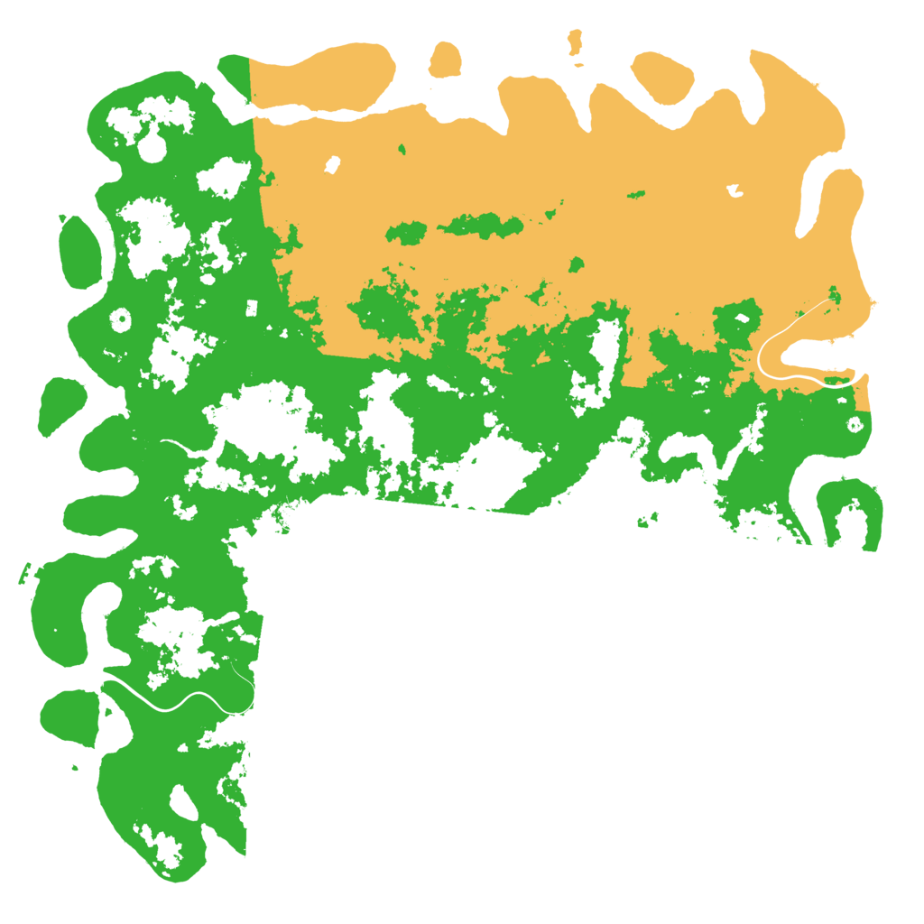 Biome Rust Map: Procedural Map, Size: 6000, Seed: 1082000