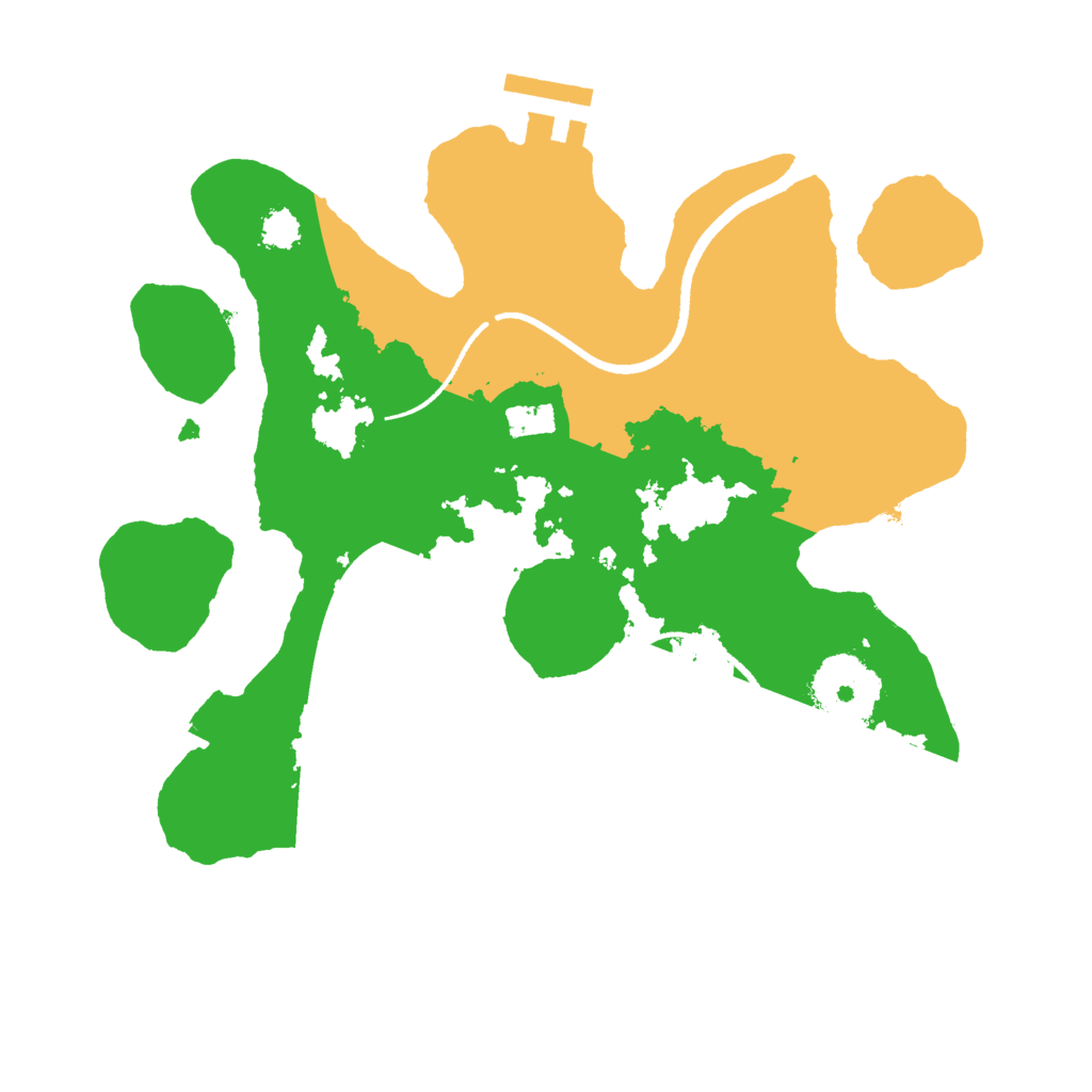 Biome Rust Map: Procedural Map, Size: 2500, Seed: 950986203