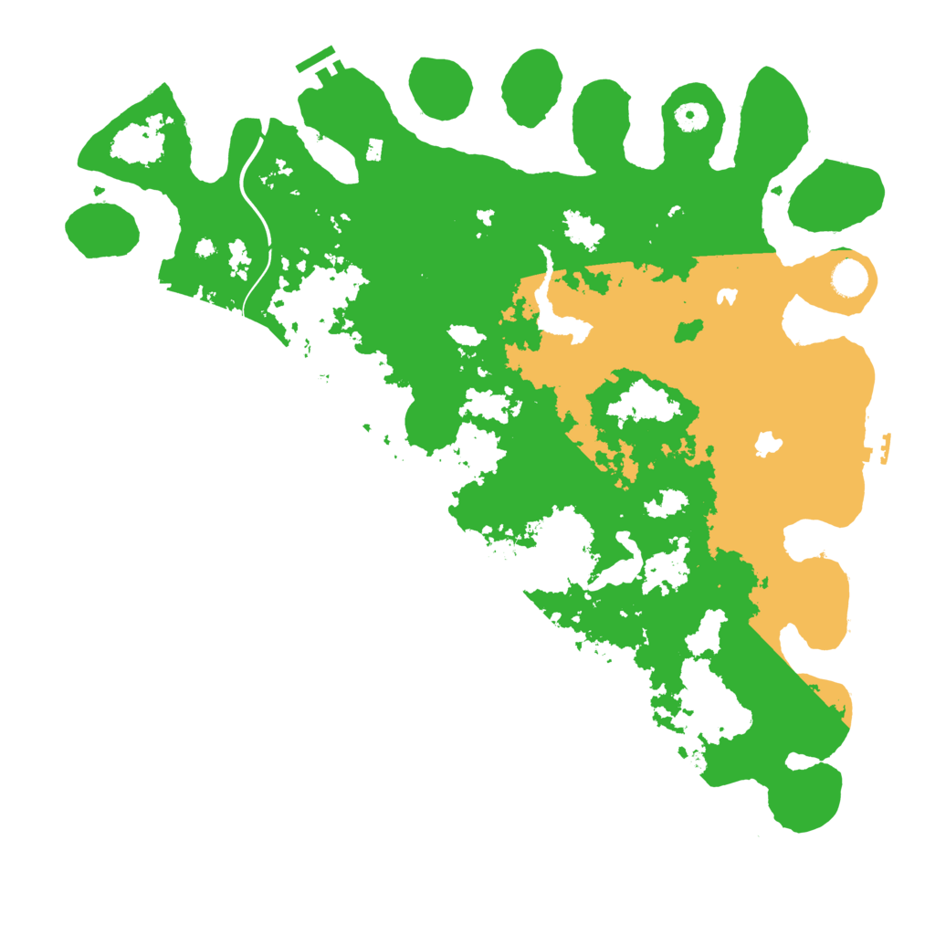 Biome Rust Map: Procedural Map, Size: 4500, Seed: 1764128148