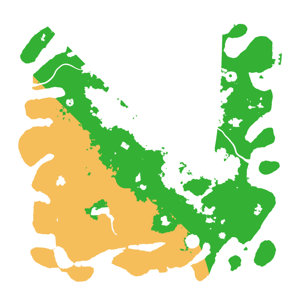 Biome Rust Map: Procedural Map, Size: 4000, Seed: 70776767