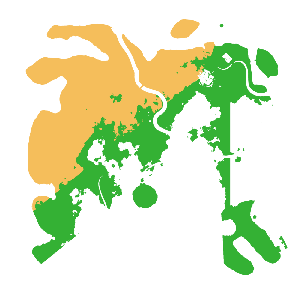 Biome Rust Map: Procedural Map, Size: 3500, Seed: 1140583161