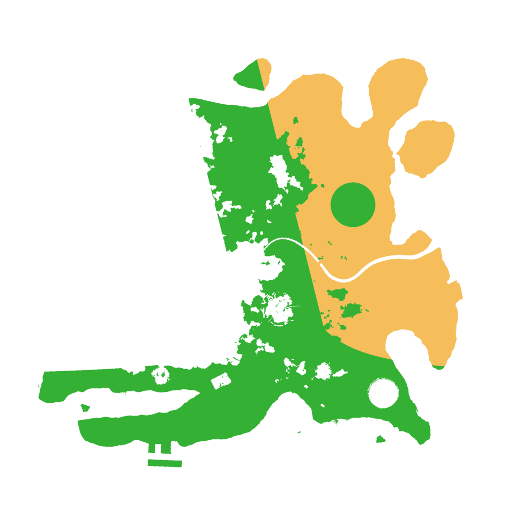 Biome Rust Map: Procedural Map, Size: 3000, Seed: 73518