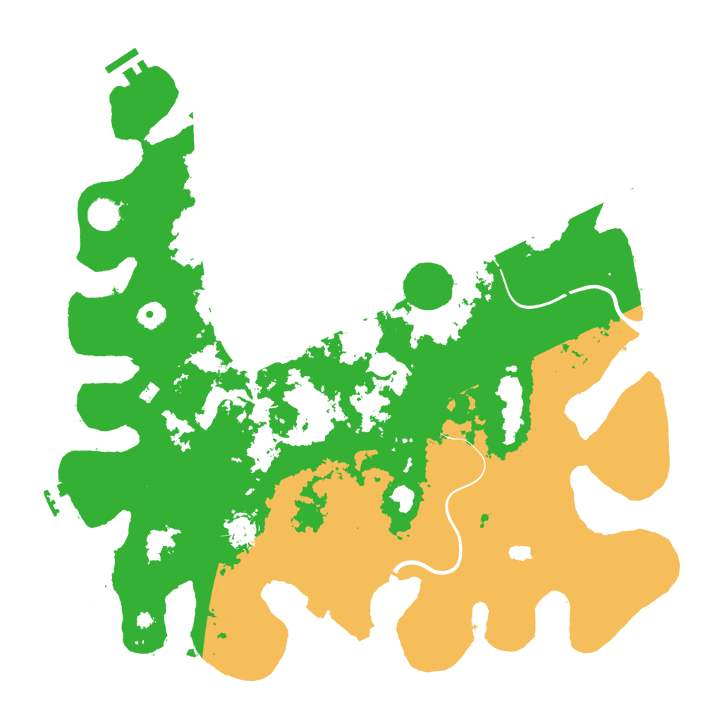 Biome Rust Map: Procedural Map, Size: 4000, Seed: 1334054384