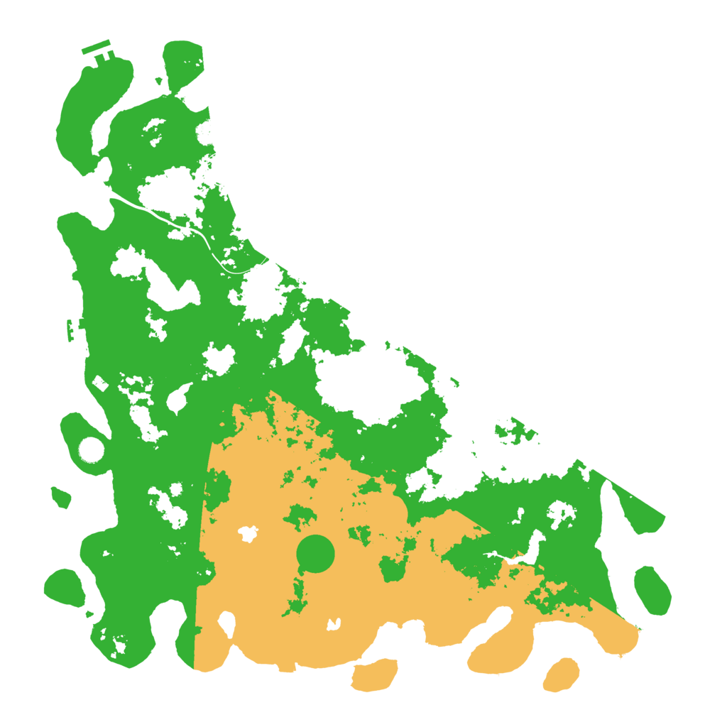 Biome Rust Map: Procedural Map, Size: 5000, Seed: 9856723