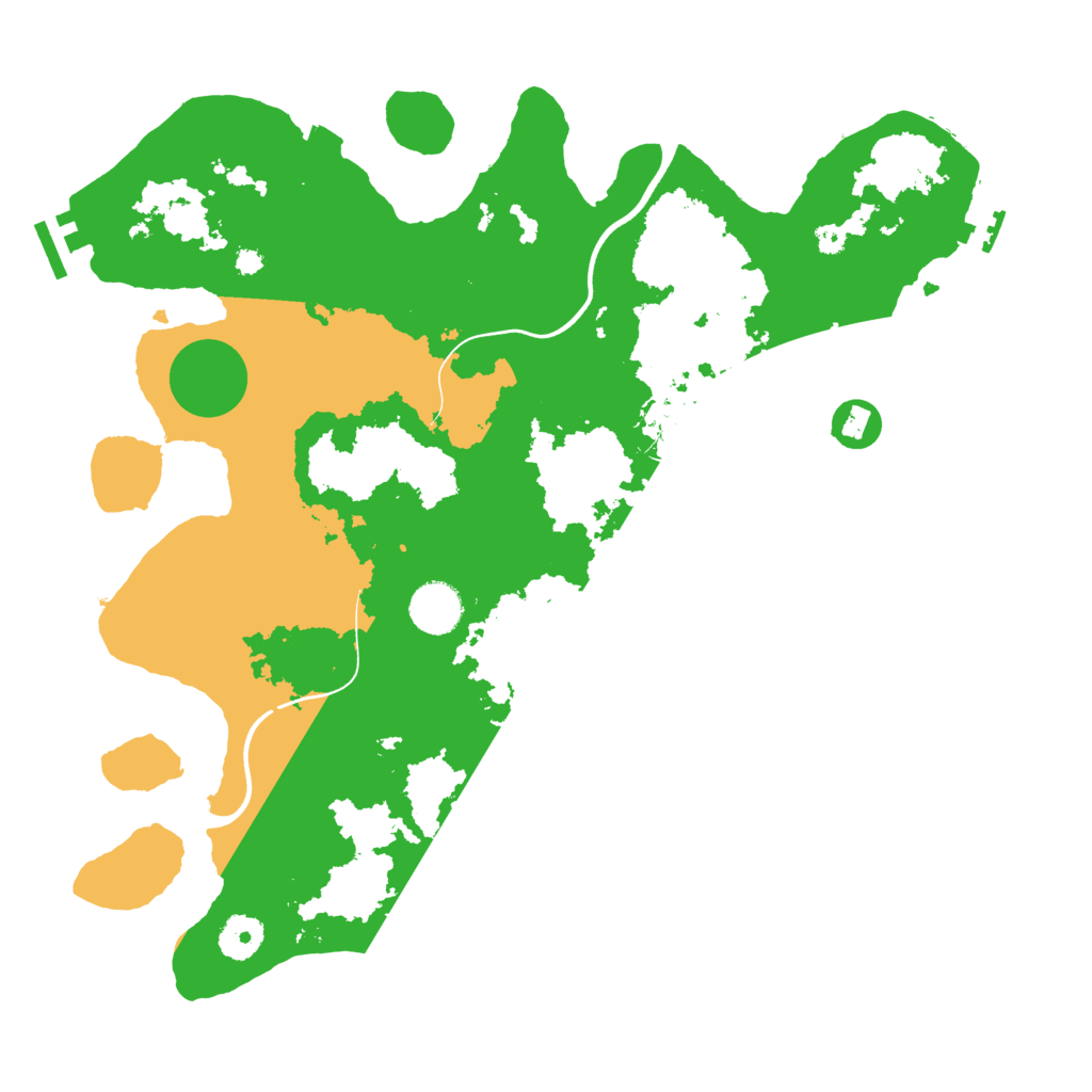 Biome Rust Map: Procedural Map, Size: 3700, Seed: 1703888348