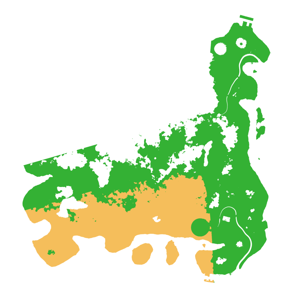 Biome Rust Map: Procedural Map, Size: 4250, Seed: 232153668