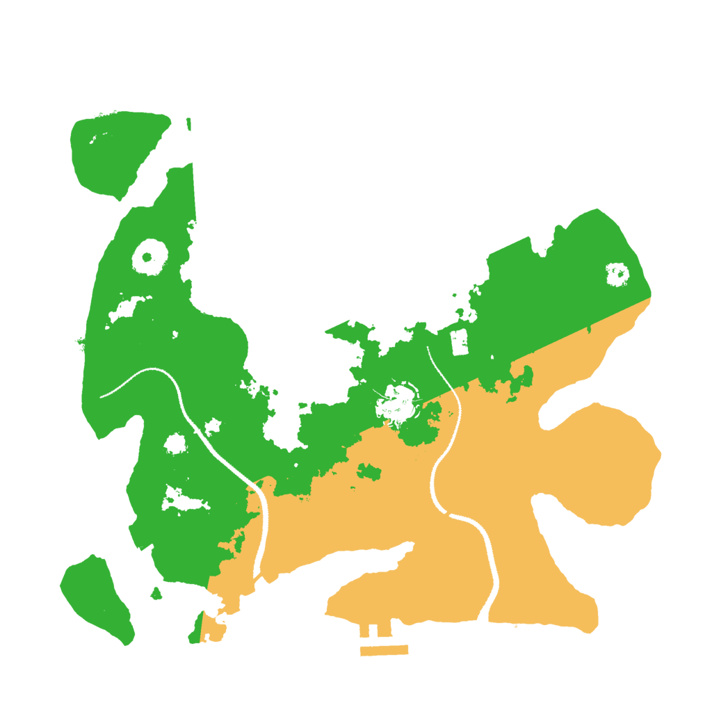 Biome Rust Map: Procedural Map, Size: 3000, Seed: 2034715