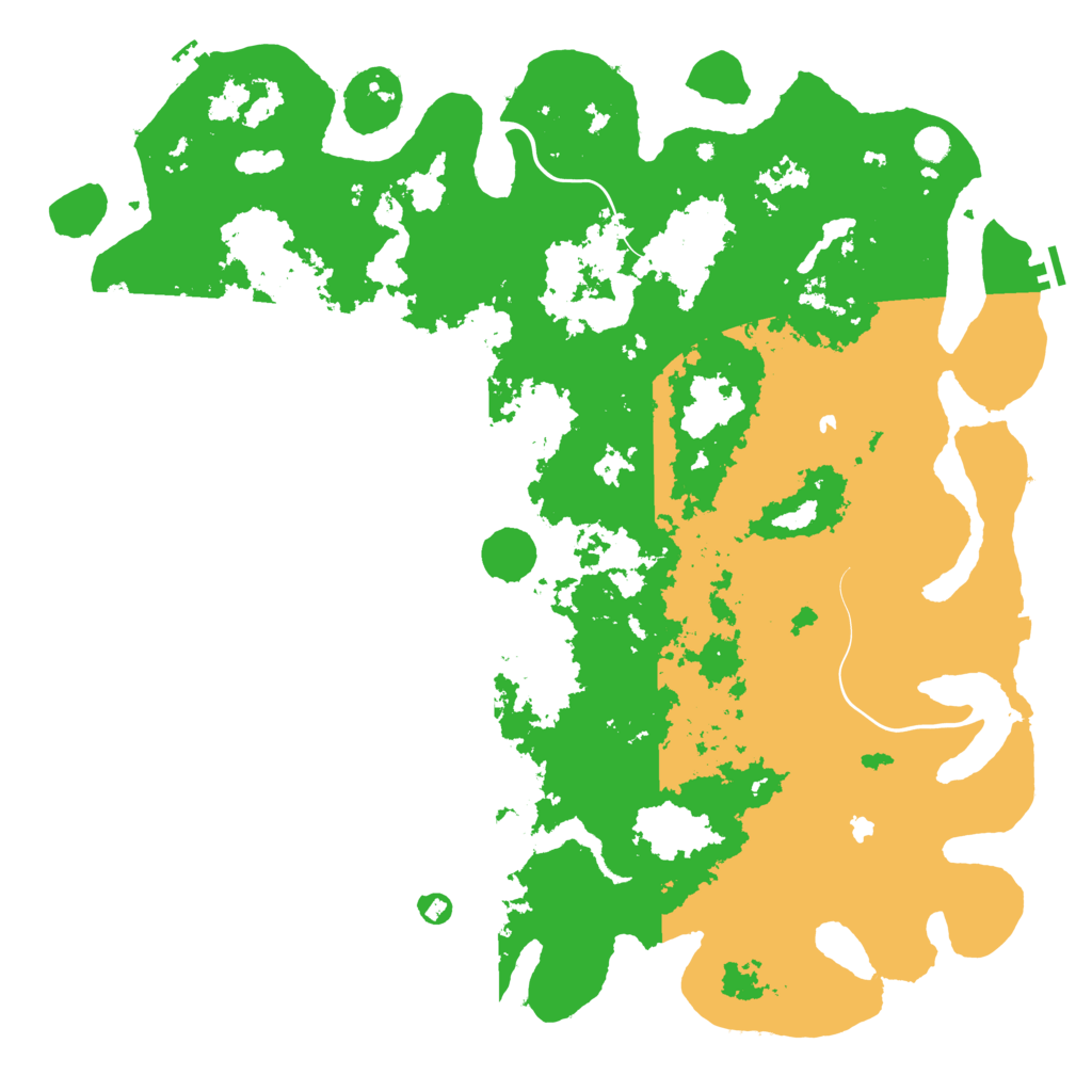 Biome Rust Map: Procedural Map, Size: 5500, Seed: 17000124