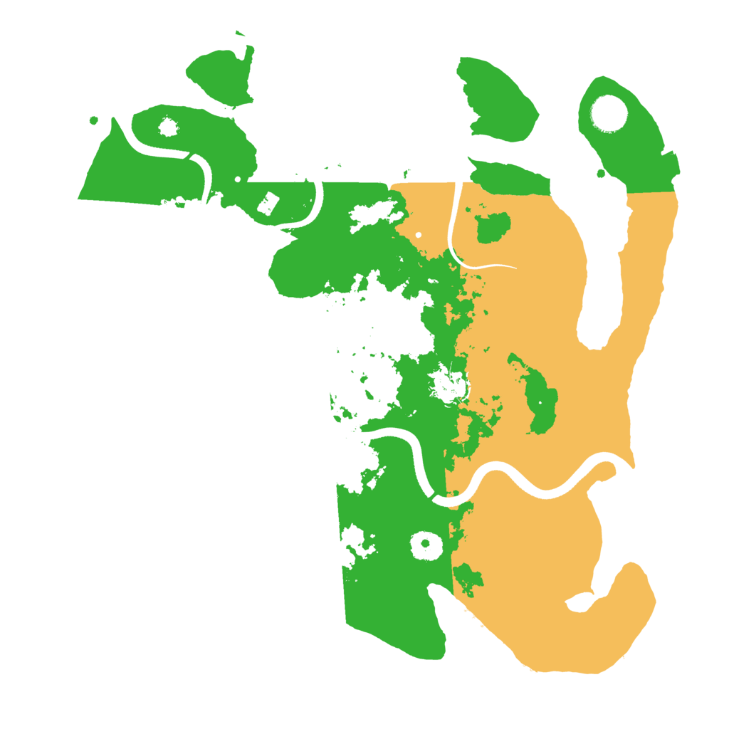Biome Rust Map: Procedural Map, Size: 3500, Seed: 445739266