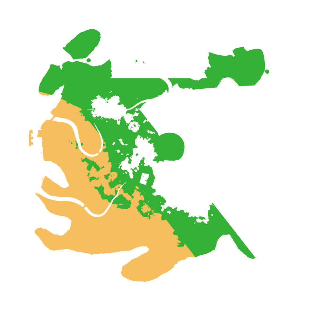 Biome Rust Map: Procedural Map, Size: 3000, Seed: 17582208