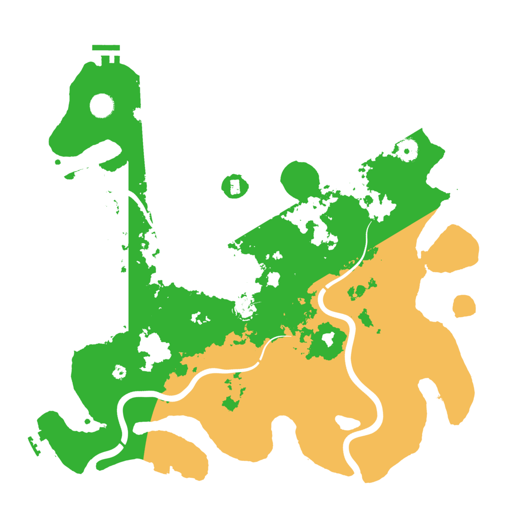 Biome Rust Map: Procedural Map, Size: 3750, Seed: 830118387