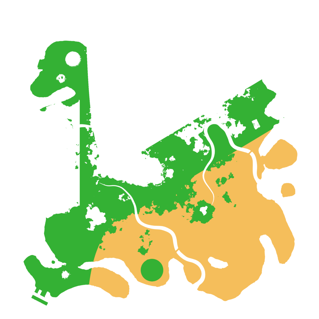 Biome Rust Map: Procedural Map, Size: 3750, Seed: 830118387
