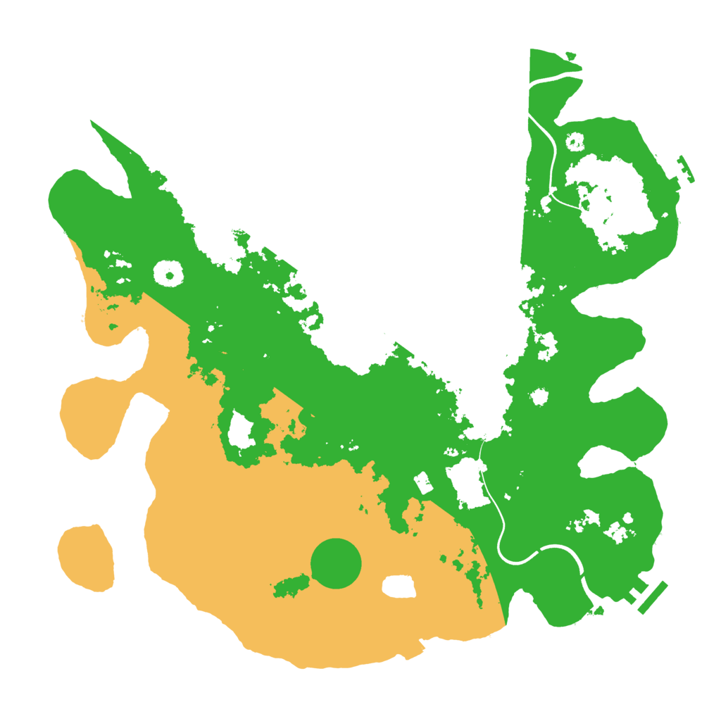 Biome Rust Map: Procedural Map, Size: 3750, Seed: 689341043