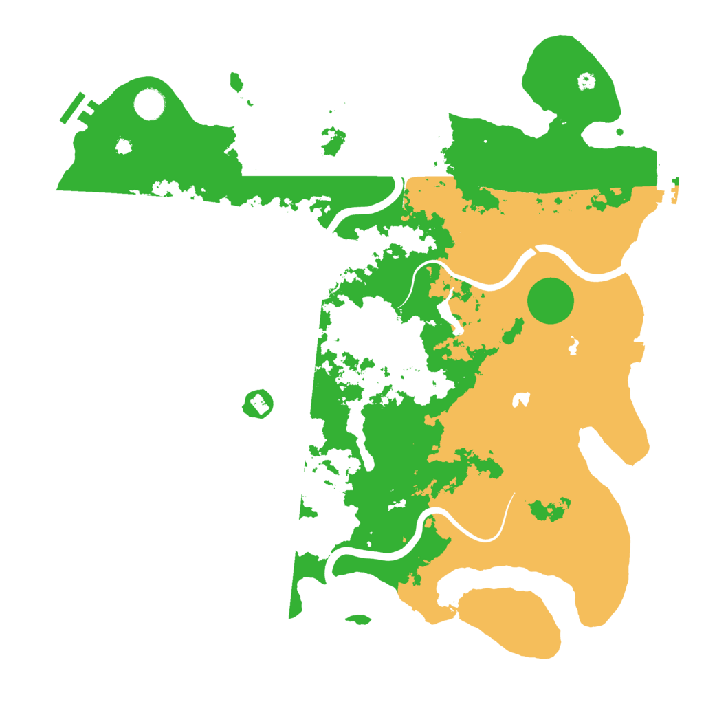 Biome Rust Map: Procedural Map, Size: 4000, Seed: 974