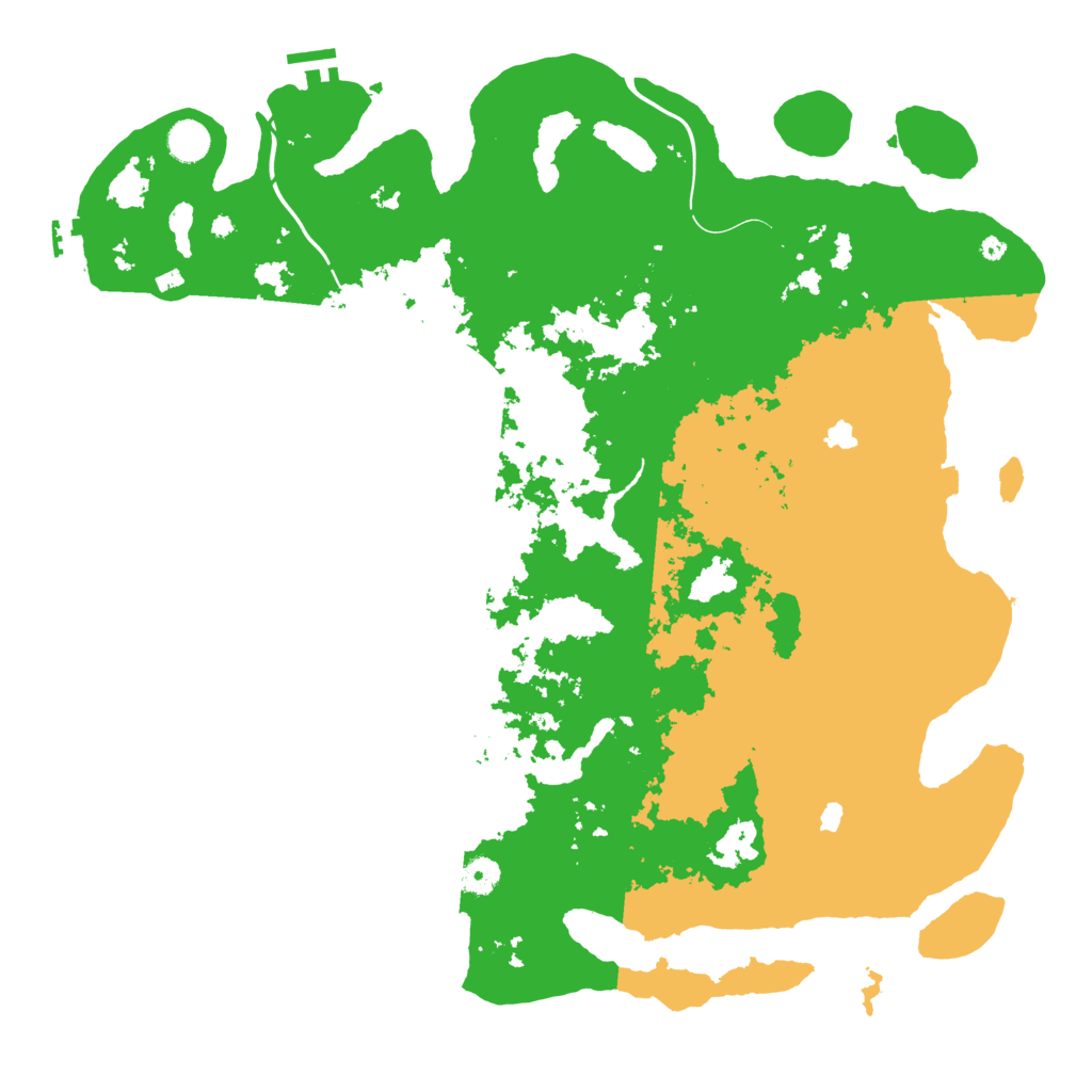 Biome Rust Map: Procedural Map, Size: 4500, Seed: 751392381