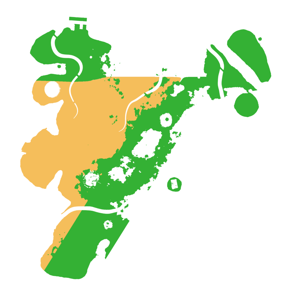 Biome Rust Map: Procedural Map, Size: 3500, Seed: 645500230