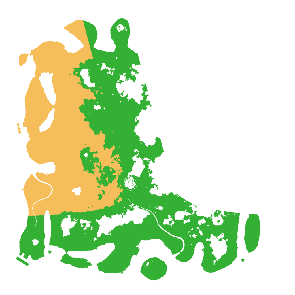 Biome Rust Map: Procedural Map, Size: 4250, Seed: 197494