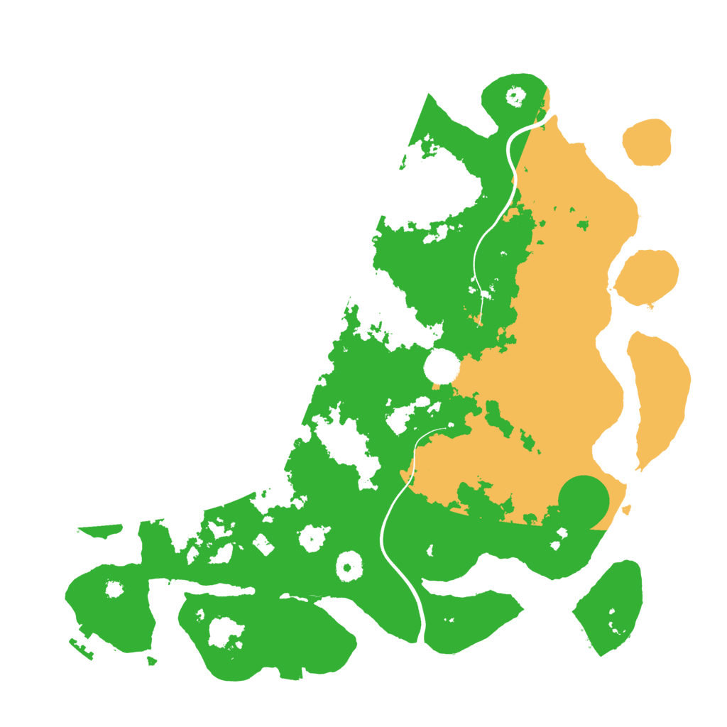 Biome Rust Map: Procedural Map, Size: 3750, Seed: 1254232664