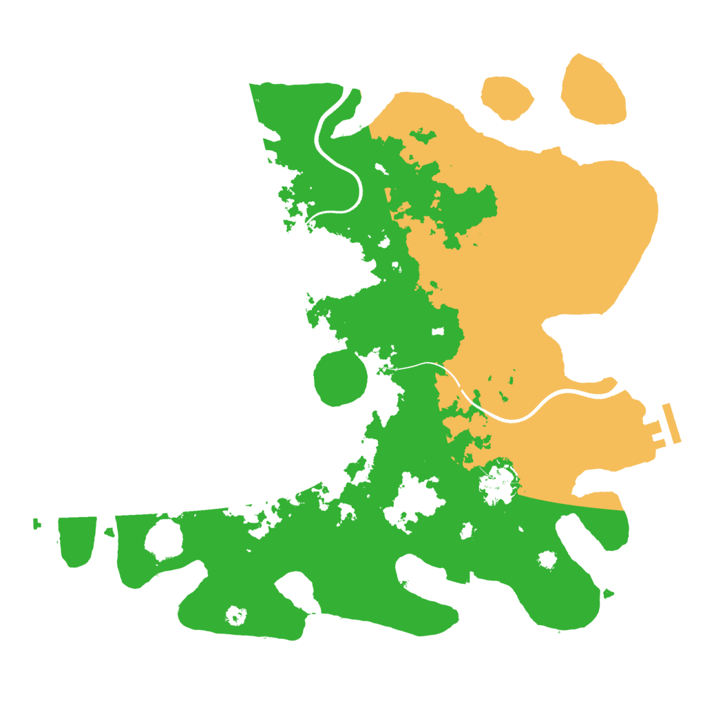 Biome Rust Map: Procedural Map, Size: 3500, Seed: 683418455