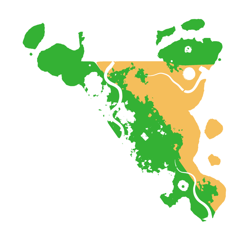 Biome Rust Map: Procedural Map, Size: 3500, Seed: 985842258