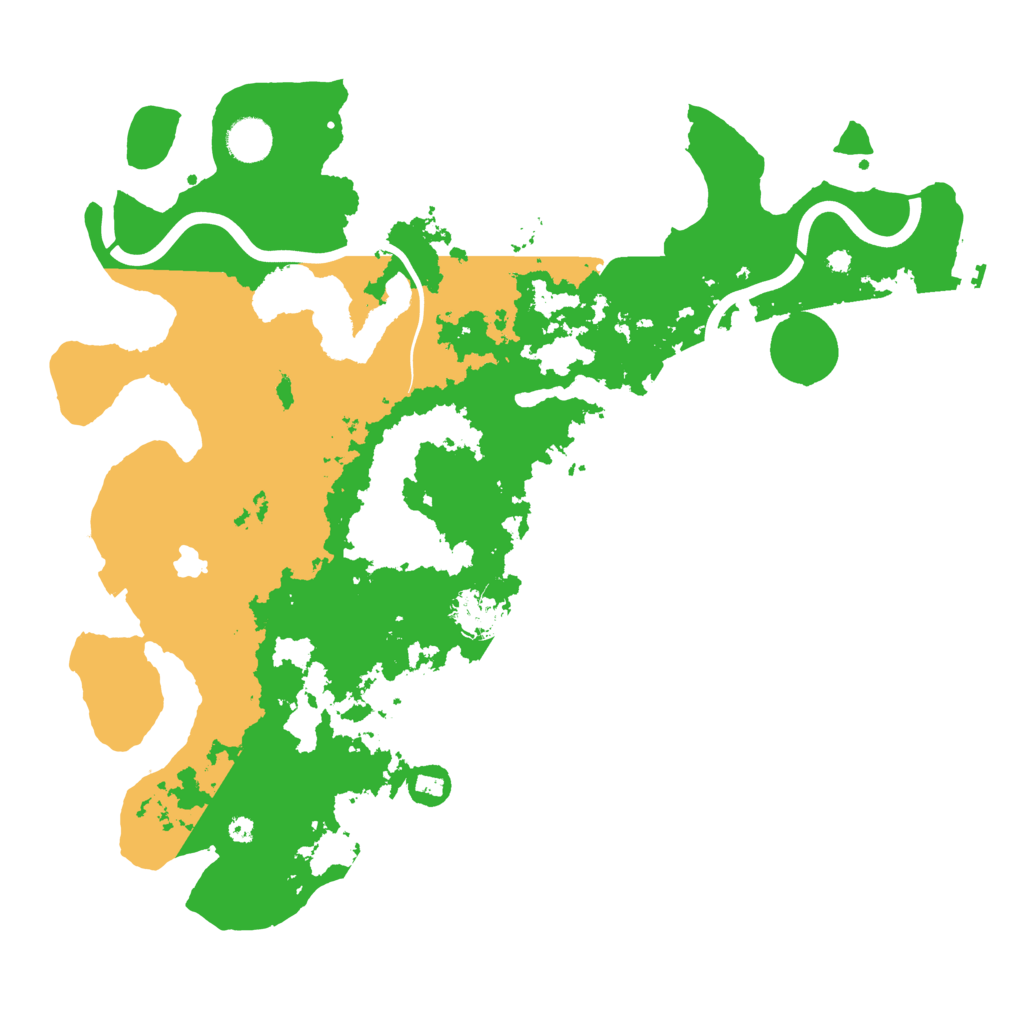 Biome Rust Map: Procedural Map, Size: 4000, Seed: 97623895