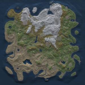 Thumbnail Rust Map: Procedural Map, Size: 4500, Seed: 5679679, 16 Monuments