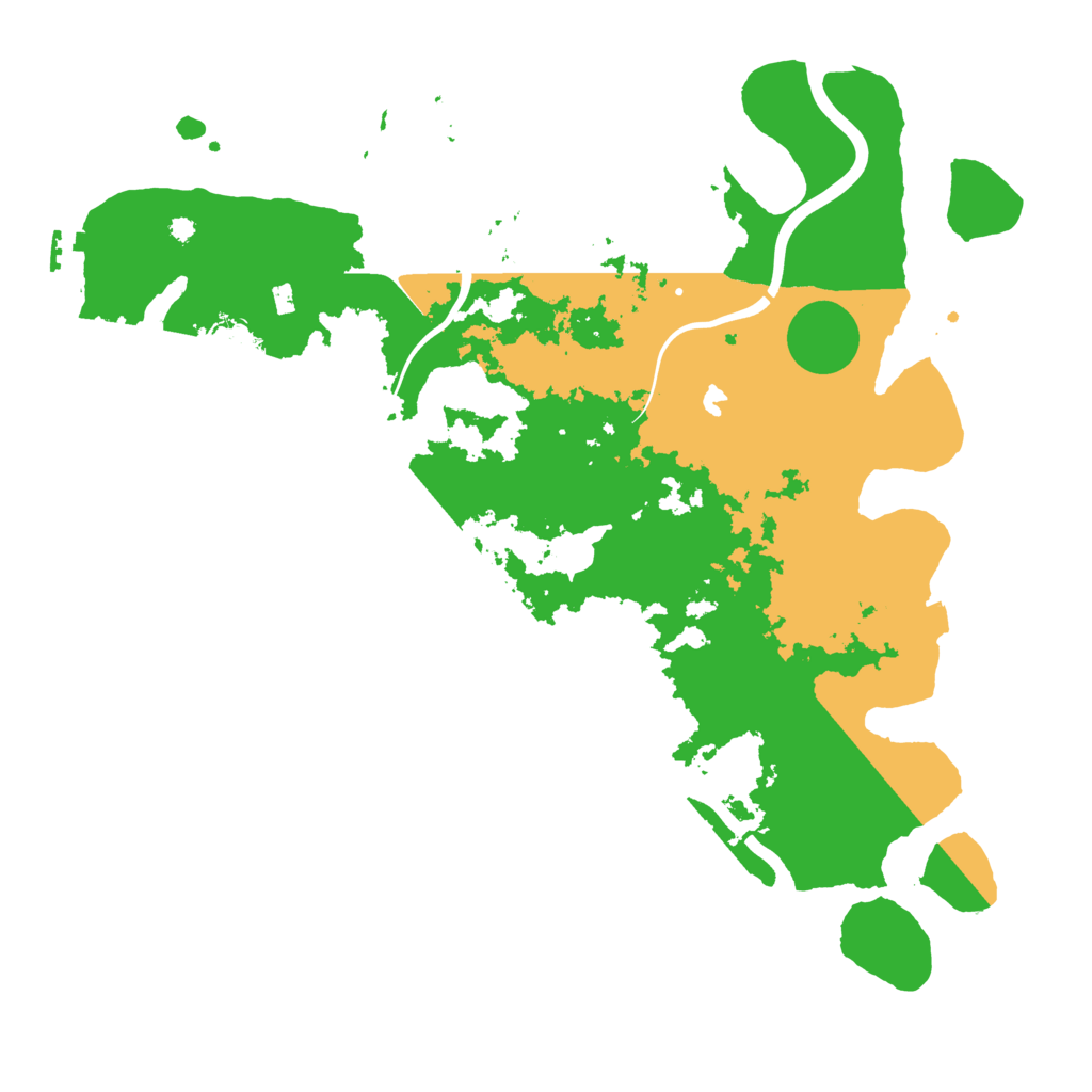 Biome Rust Map: Procedural Map, Size: 4000, Seed: 266979342
