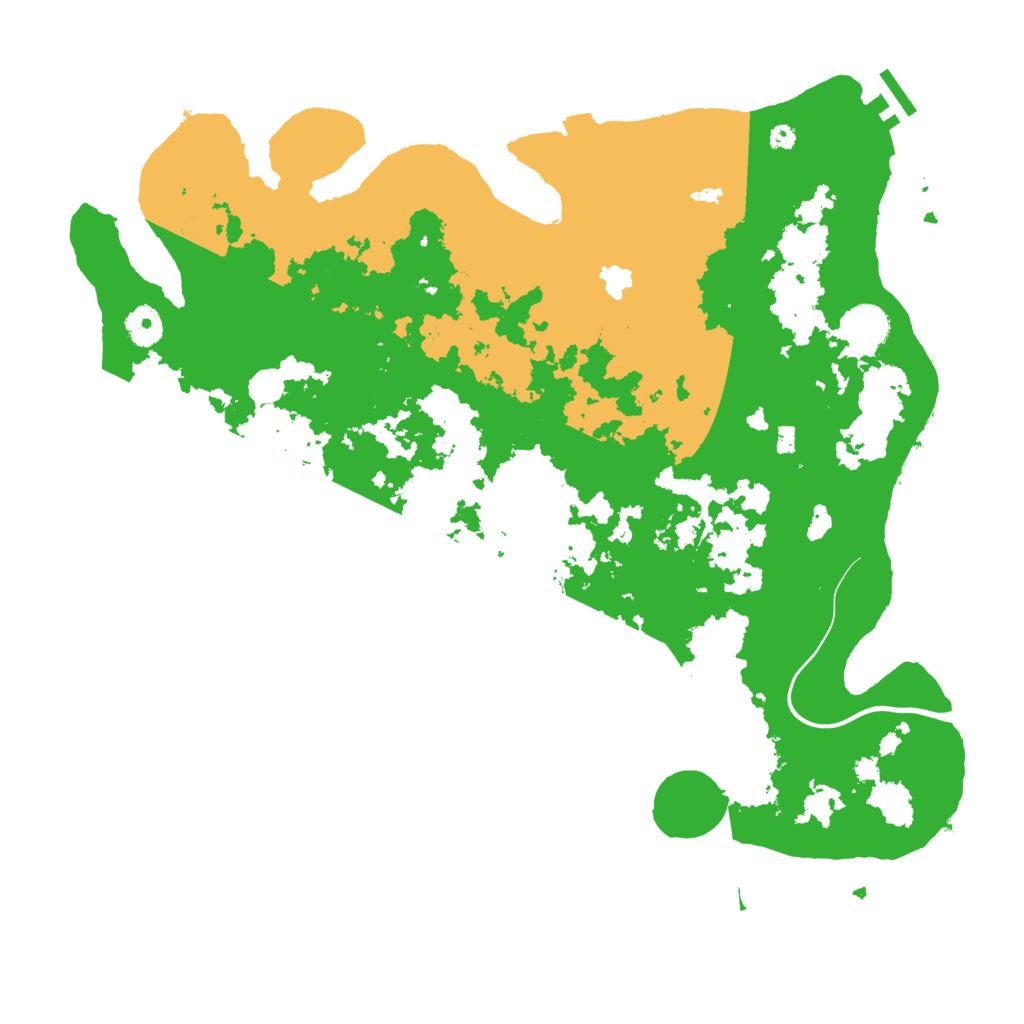 Biome Rust Map: Procedural Map, Size: 4000, Seed: 66789006