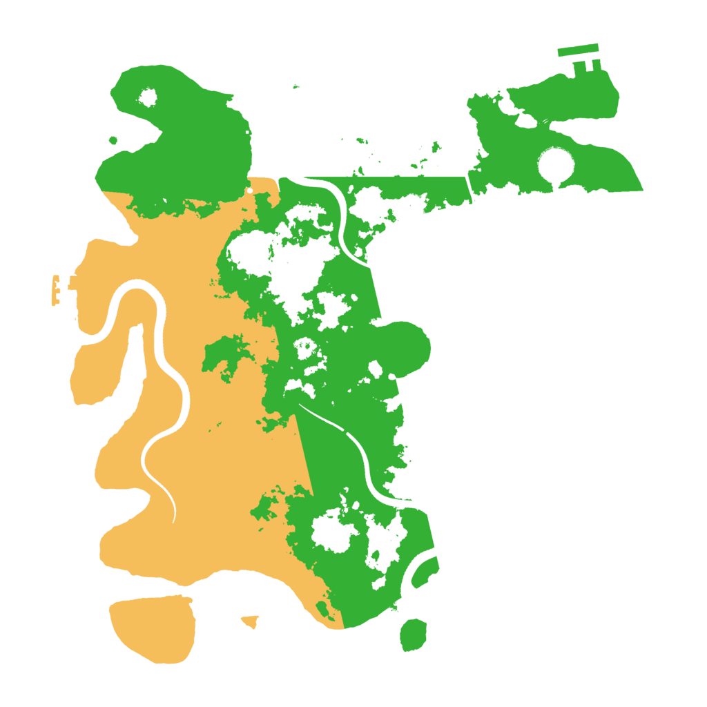 Biome Rust Map: Procedural Map, Size: 3500, Seed: 1445988064