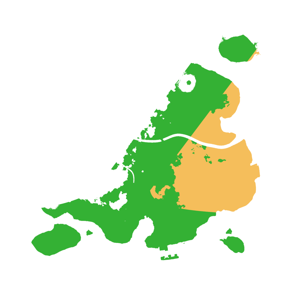 Biome Rust Map: Procedural Map, Size: 2500, Seed: 732694210