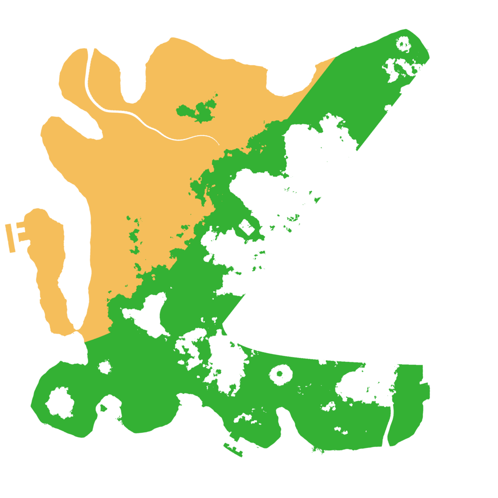 Biome Rust Map: Procedural Map, Size: 3500, Seed: 1438266256