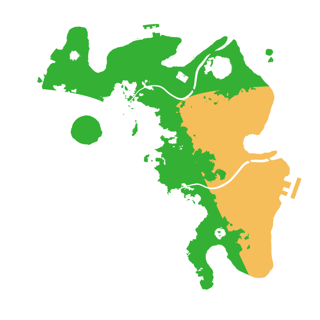 Biome Rust Map: Procedural Map, Size: 3000, Seed: 1262015942