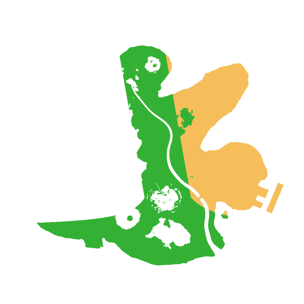 Biome Rust Map: Procedural Map, Size: 2000, Seed: 423634