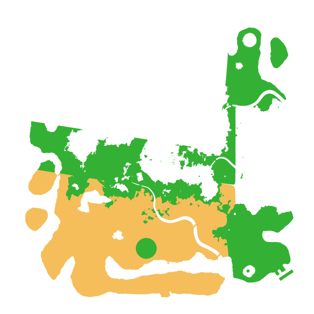 Biome Rust Map: Procedural Map, Size: 4000, Seed: 71002