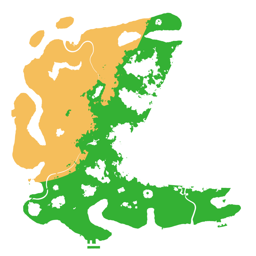 Biome Rust Map: Procedural Map, Size: 4100, Seed: 24361402