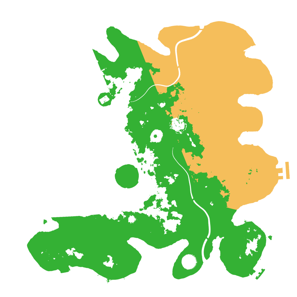 Biome Rust Map: Procedural Map, Size: 3500, Seed: 897734