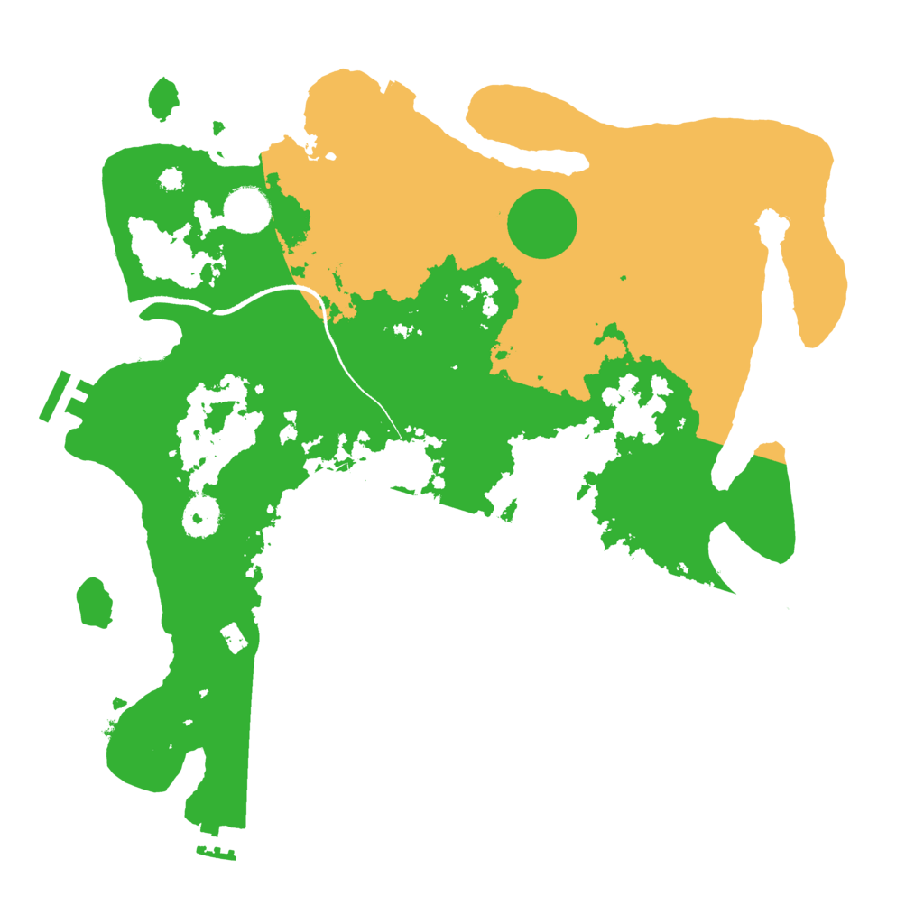 Biome Rust Map: Procedural Map, Size: 3500, Seed: 749785620