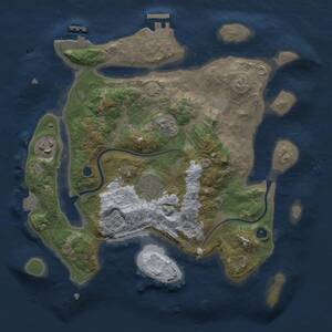 Thumbnail Rust Map: Procedural Map, Size: 3000, Seed: 29000000, 8 Monuments