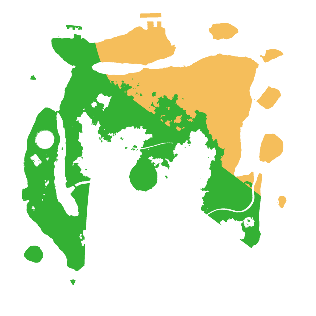 Biome Rust Map: Procedural Map, Size: 3000, Seed: 29000000