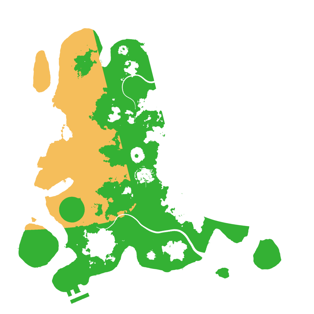 Biome Rust Map: Procedural Map, Size: 3250, Seed: 288520506