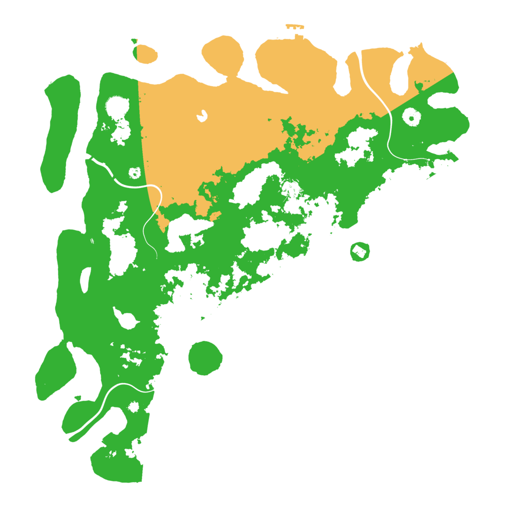 Biome Rust Map: Procedural Map, Size: 4250, Seed: 2686