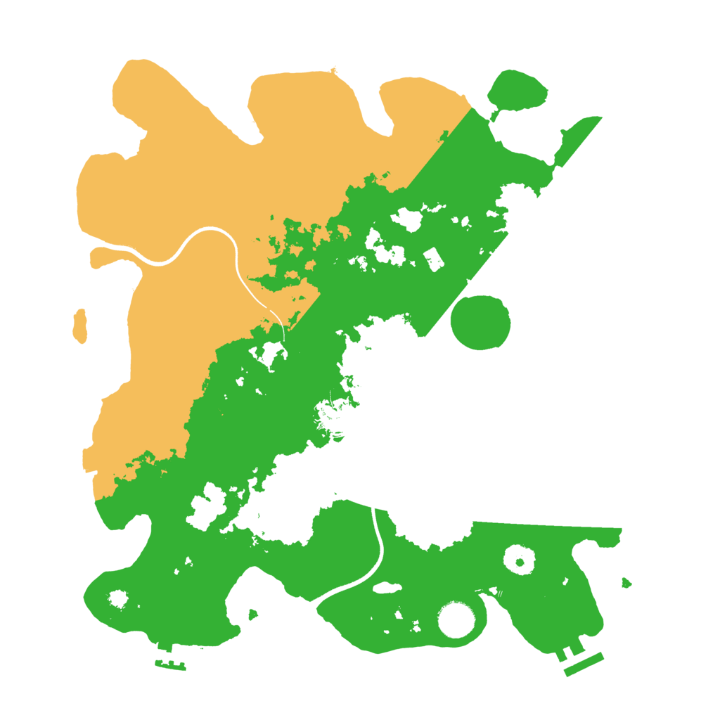 Biome Rust Map: Procedural Map, Size: 3500, Seed: 298685442