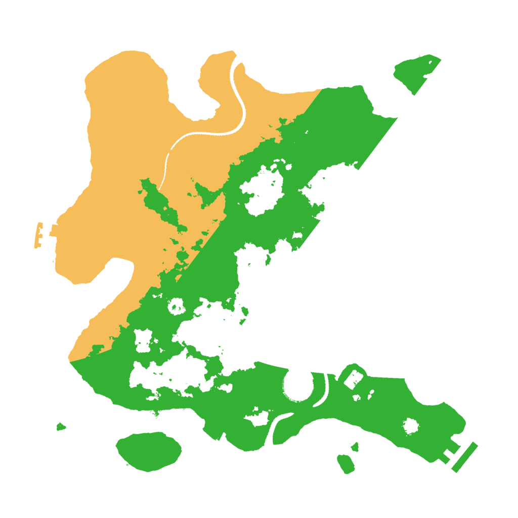 Biome Rust Map: Procedural Map, Size: 3000, Seed: 9112001