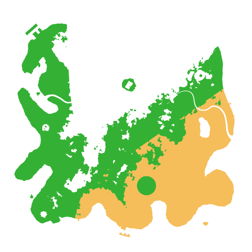 Biome Rust Map: Procedural Map, Size: 3500, Seed: 1600407408