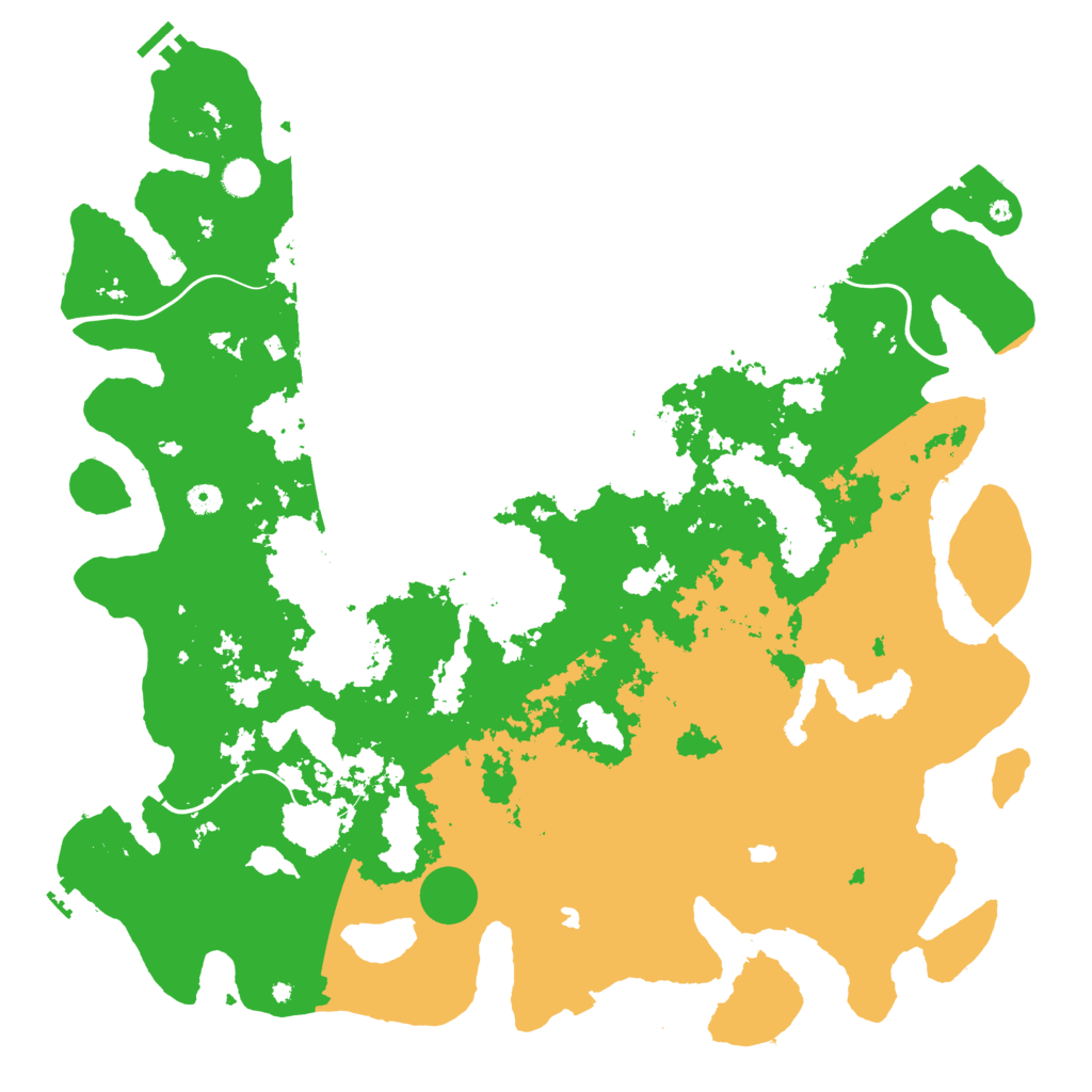 Biome Rust Map: Procedural Map, Size: 5000, Seed: 472042632