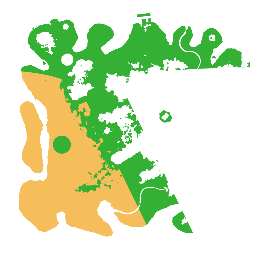 Biome Rust Map: Procedural Map, Size: 3750, Seed: 1279449042
