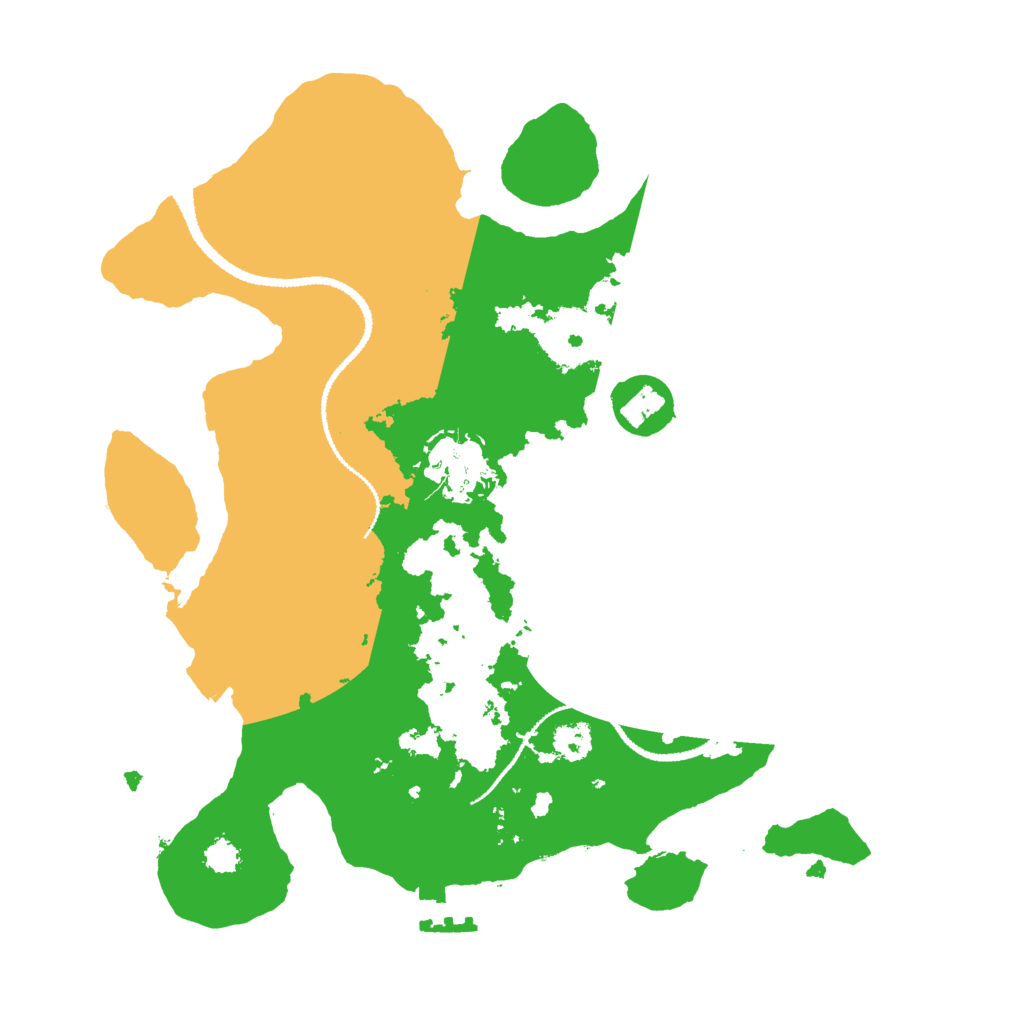 Biome Rust Map: Procedural Map, Size: 2700, Seed: 5666