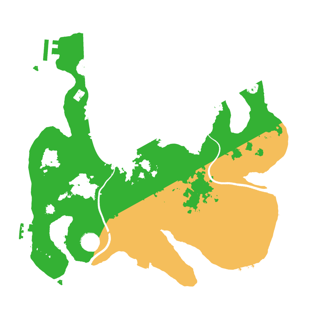 Biome Rust Map: Procedural Map, Size: 3000, Seed: 193954822