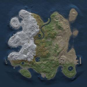 Thumbnail Rust Map: Procedural Map, Size: 2700, Seed: 864563123, 9 Monuments