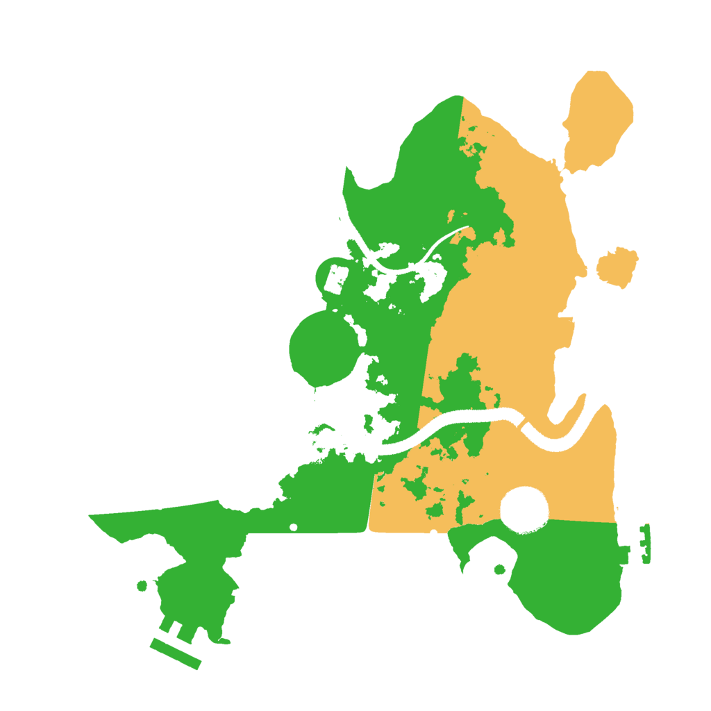Biome Rust Map: Procedural Map, Size: 2700, Seed: 864563123